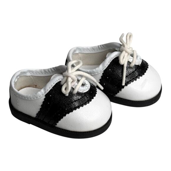 VTG American Girl Pleasant Company 50s Sock Hopper SADDLE SHOES Doll Dance Shoes - Picture 4 of 9